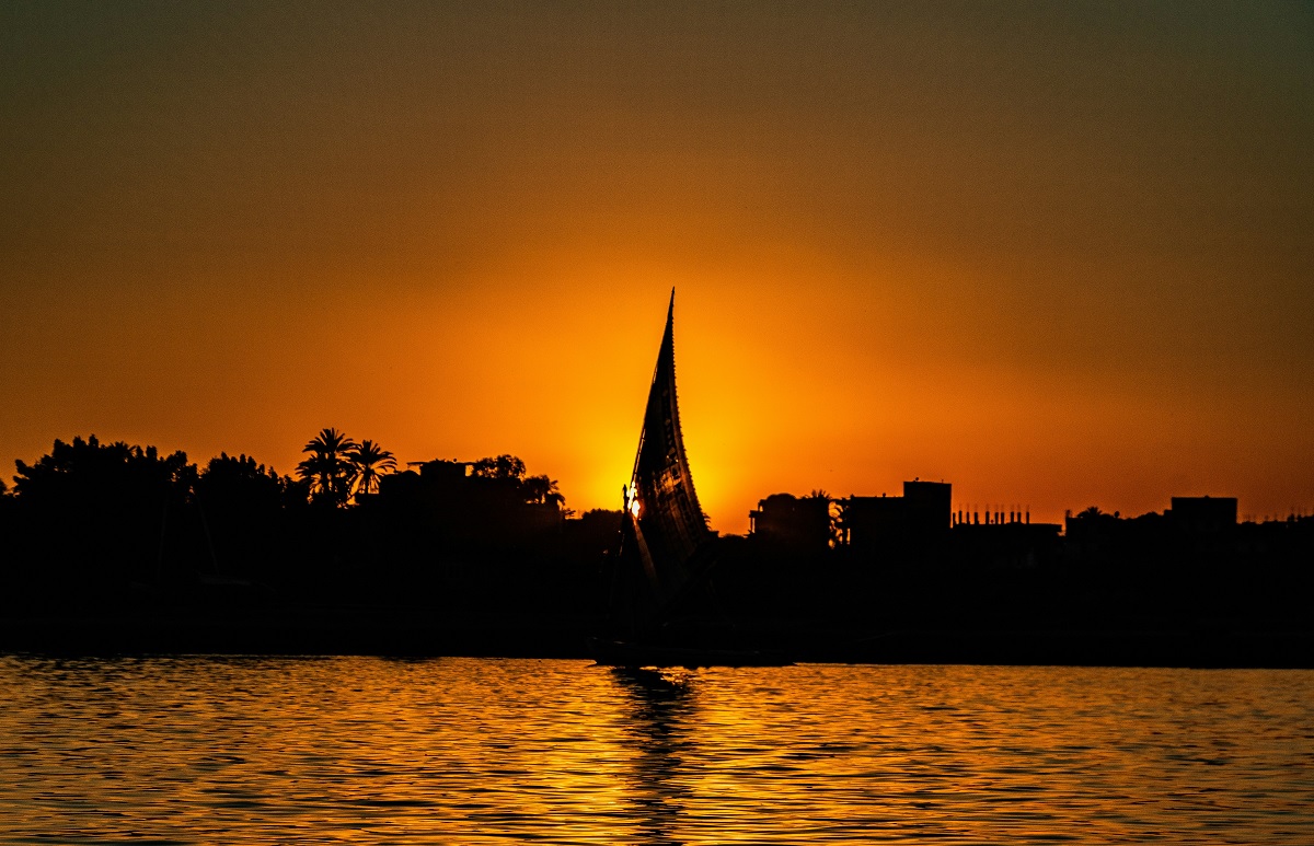 Nile river Felucca Sailing